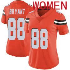 Women Cleveland Browns #88 Harrison Bryant Nike Oragne Game NFL Jersey->women nfl jersey->Women Jersey